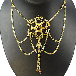 create fancy finding bollywood necklace