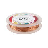 10m Rose Gold Coloured Copper Wire 0.6mm 