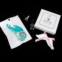 Guardian Angel Wing Car Vent Oil Diffuser with Pink Ribbon