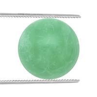 2.7cts Prase Green Opal 10x10mm Round  (N)