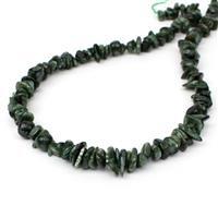 130cts Seraphinite Small Nuggets Approx 5x1-9x5mm, 38cm Strand