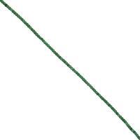 20cts Green Aventurine Faceted Rondelles Approx 2x3mm, 38cm Strand