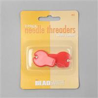 Beadsmith Needle Threader with Cutter (2pcs)