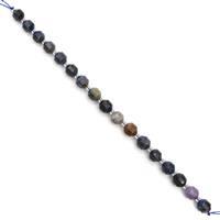 130cts Sapphire Faceted Satellite Beads Approx 9x10mm, 17pcs