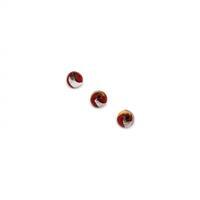 Murano Glass Light Red FO/FA Beads, 10mm (3pk)