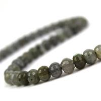 180cts Labradorite Faceted Rondelles Approx 8x5mm, 38cm Strand