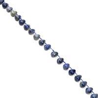 180cts Sodalite Top Drilled Drops Approx 8x10mm, 38cm Strand