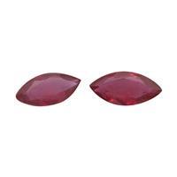 1.2cts Malagasy Ruby 8x4mm Marquise Pack of 2 (F)