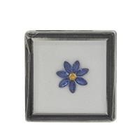 Aster Flower includes 2.3cts Nilamani & Rio Golden Citrine 6x3mm, 3mm
