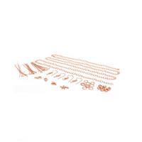 Bare Copper Base Metal Essential Findings Pack (77pcs)