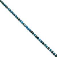 90cts Apatite Faceted Wheels Approx 6x5mm, 38cm Strand