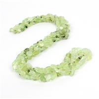 320cts Prehnite Nuggets Approx 5x8mm, 60" Endless Necklace