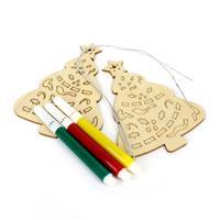 Decorate Your Tag with Colour Felt Tips - Choice of Shape