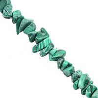 720cts Malachite Bead Nugget Approx 4x3 to 8x3mm, 250cm Strand