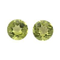 2.30cts Red Dragon Peridot Round Brilliant 7x7mm (N) (Pack of 2)