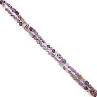 308cts Lodalite Amethyst Nuggets Approx 5x8mm, 60" Endless Necklace