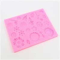 Flower Silicone Mould Approx 136x106x9mm 