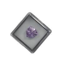3.50cts Alpine Cut Pink Amethyst Approx 12x11.5mm Loose gemstone (N)