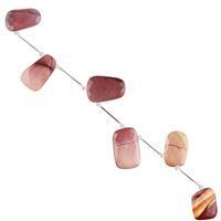 245cts Mookite Graduated Faceted Nuggets Approx 31x21 to 36x22mm, 24cm Strand.